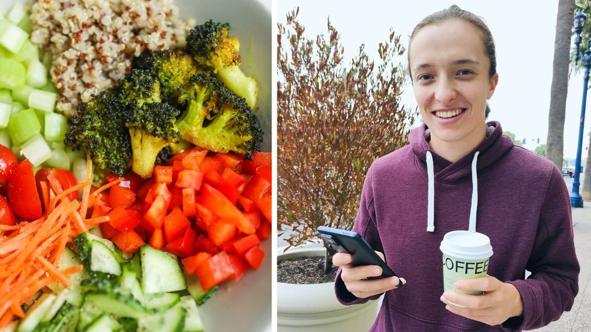 Iga Świątek- Pyszności; źródło Canva, instagram iga.swiatek