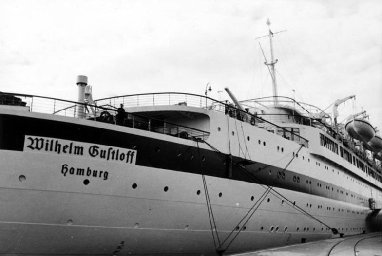 Das Lazarettschiff Wilhelm Gustloff im Osloer Hafen