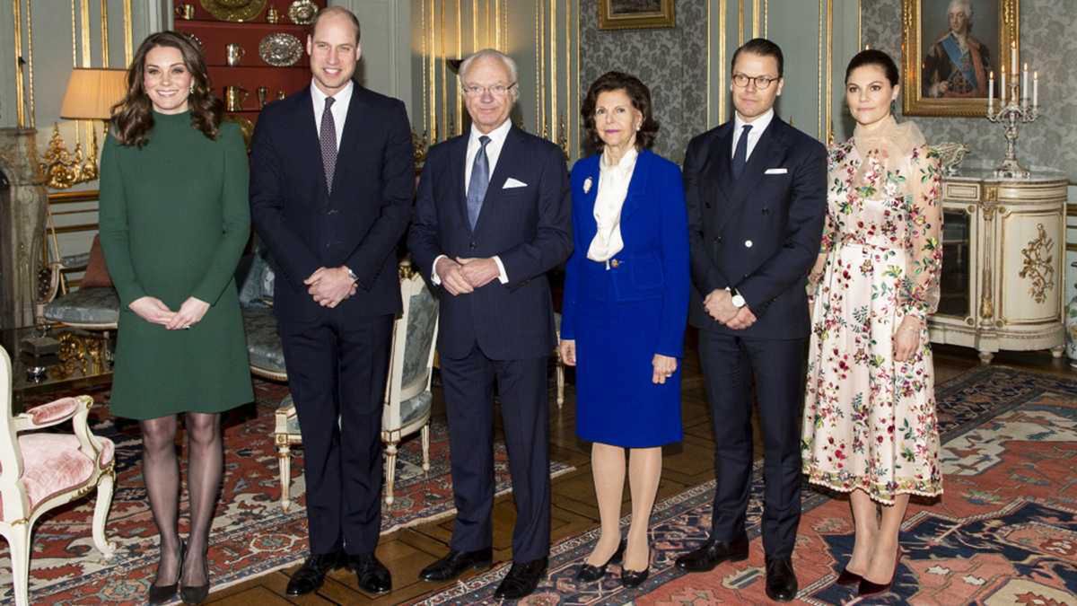 Księżna Kate ze szwedzką rodziną królewską