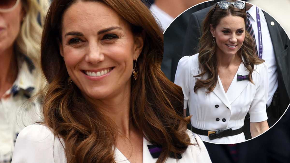 Co za klasa! Księżna Kate w białej stylizacji na Wimbledonie nie miała sobie równych!