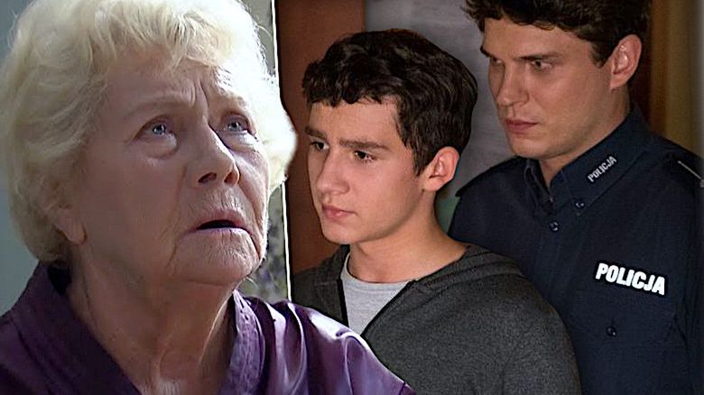 Mateusz Mostowiak na policji