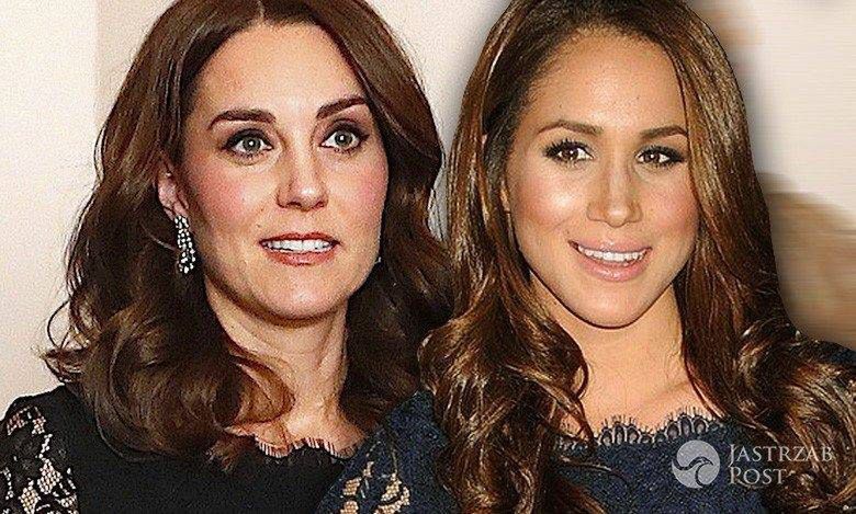 Księżna Kate i Meghan Markle w takiej samej sukience