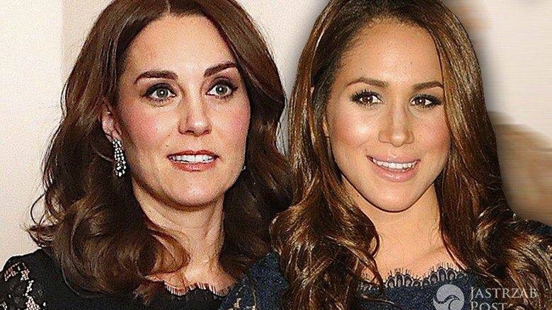 Księżna Kate i Meghan Markle w takiej samej sukience