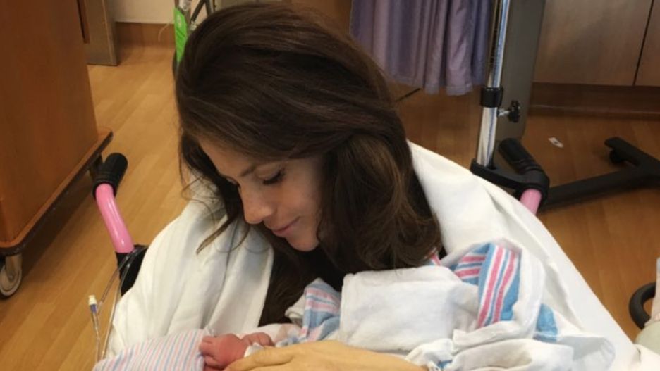 Weronika Rosati z córeczką Elisabeth