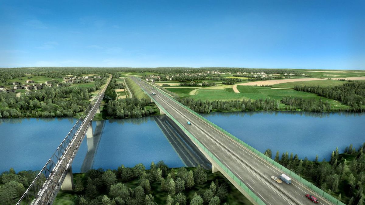 W Polsce szlak Via Carpatia będzie miał długość około 710 km.