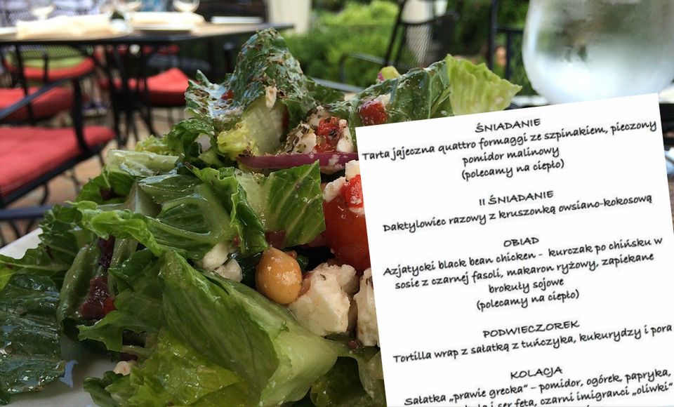 Niesmaczny żart firmy cateringowej "Czarni migranci" w menu