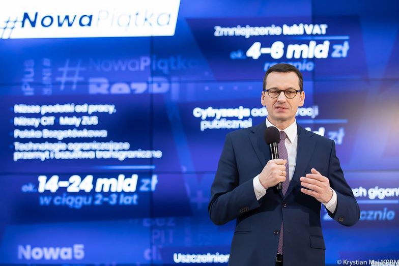 Nowa piątka PiS. Morawiecki zdradza, skąd Prawo i Sprawiedliwość weźmie pieniądze na realizację licznych obietnic