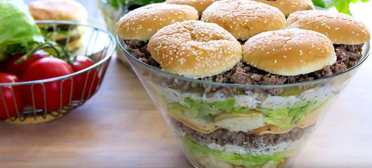 #przepisdnia Hamburgerowa sałatka Big Mac