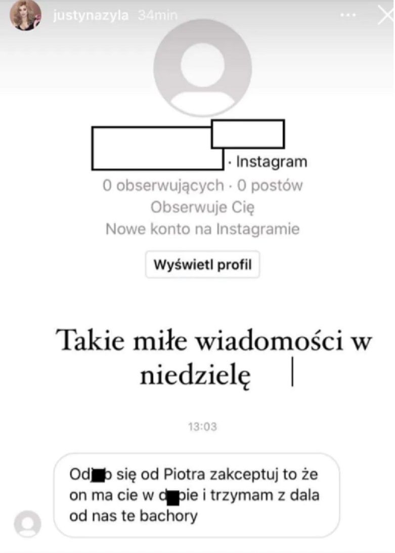 Justyna Żyła pokazała prywatne wiadomości