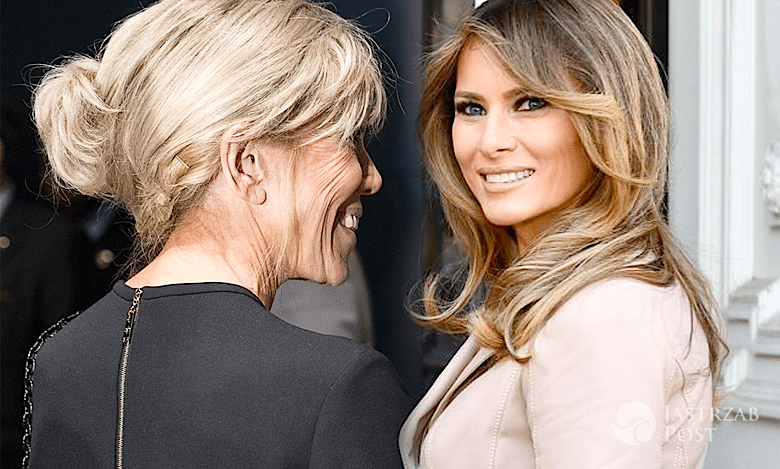 Brigitte Macron i Melania Trump NATO 2017