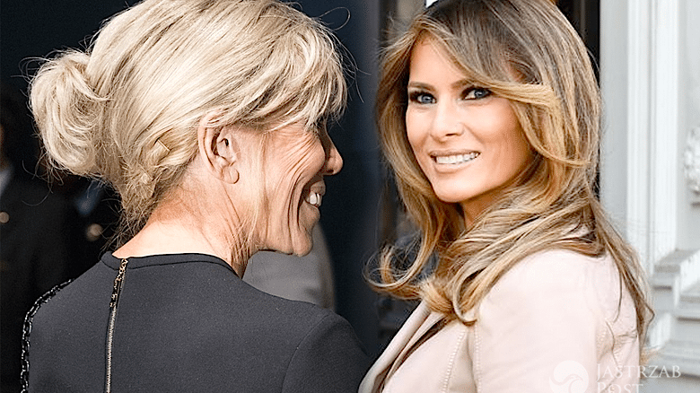 Brigitte Macron i Melania Trump NATO 2017