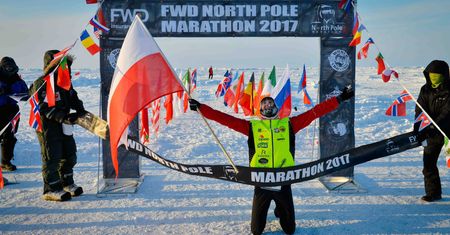 Polak zwycięzcą "najzimniejszego maratonu"