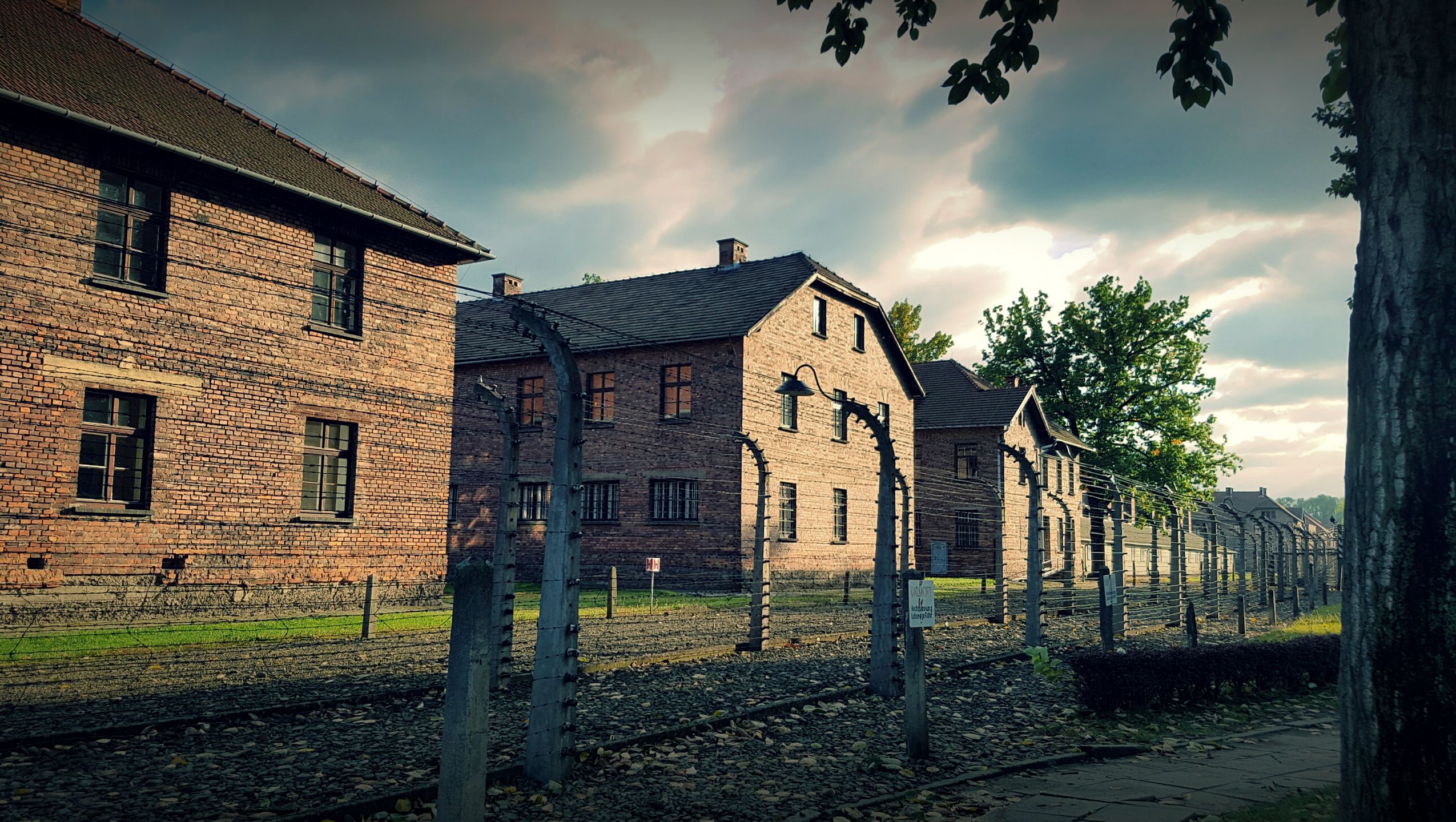 OSWIECIM, POLAND - OCTOBER 4, 2016: Auschwitz II Birkenau, the biggest nazi concentration camp in Europe and now the State Museum Auschwitz-Birkenau, Oswiecim, Poland 