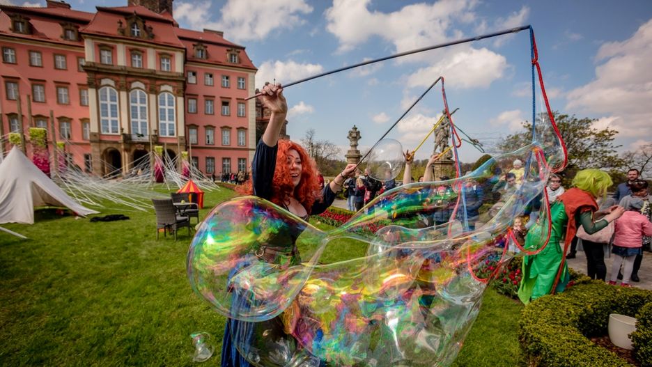 Festiwal kwiatów. Książ