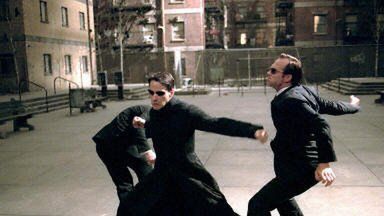 Scena z filmu "Matrix Reaktywacja"