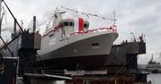 ORP Albatros zwodowany. Polski niszczyciel min został ochrzczony