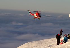 Tatry: TOPR ewakuuje turystów śmigłowcem. Część wciąż uwięzionych