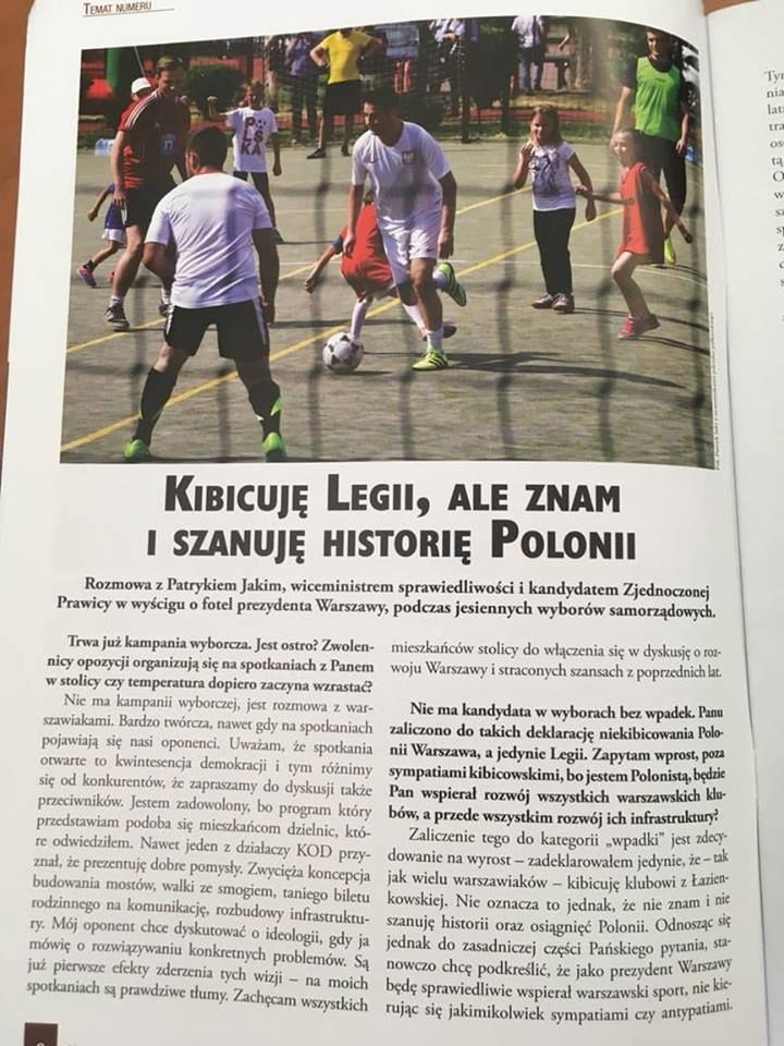 Fragment wywiadu z Patrykiem Jakim. 