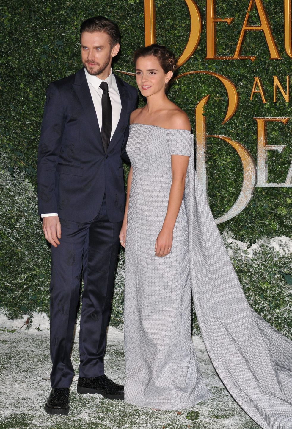 Dan Stevens i Emma Watson - premiera filmu "Piękna i Bestia"