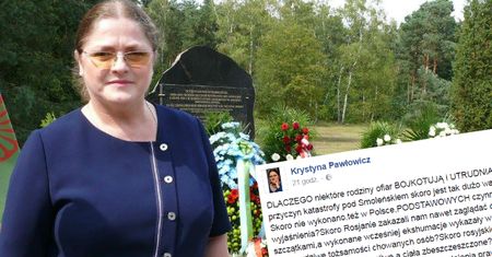 Kontrowersyjny wpis Krystyny Pawłowicz. Tym razem dostało się... rodzinom smoleńskim