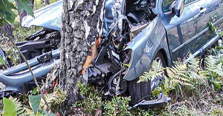 Żona szuka pirata drogowego. "Sprawca uszedł bez szwanku"