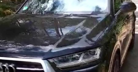 Luksusowe audi q7 za 360 tys. zł znalezione w lesie. Wcześniej zostało ukradzione
