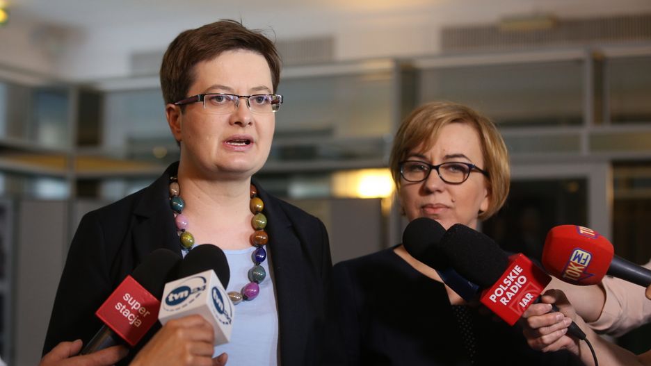 Katarzyna Lubnauer i Paulina Hennig-Kloska