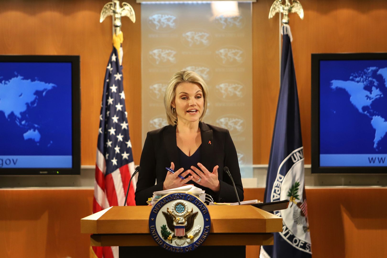 Heather Nauert, rzeczniczka prasowa Departamentu Stanu USA