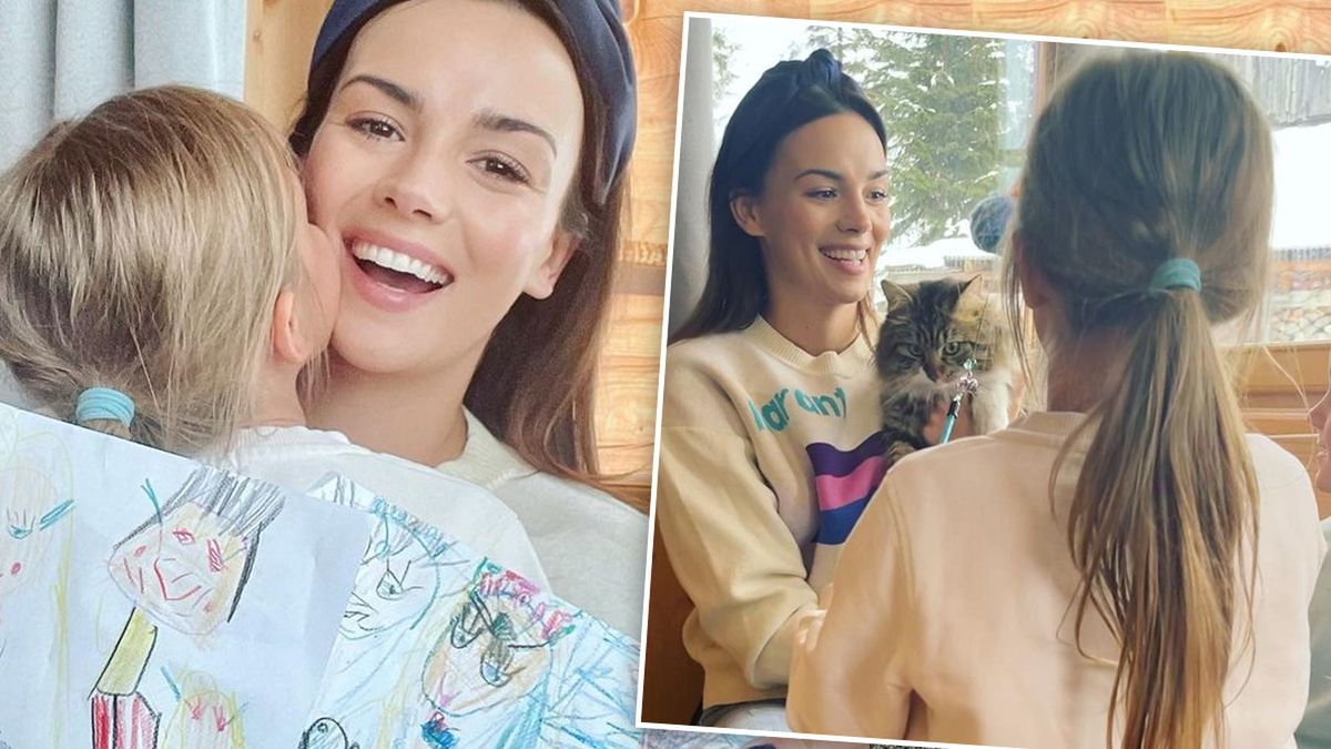 Paulina Krupińska z dziećmi