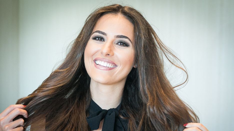 Celia Jaunat korzysta z uroków wakacji