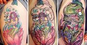 Koszmarne tatuaże zmienili w prawdziwe dzieła sztuki
