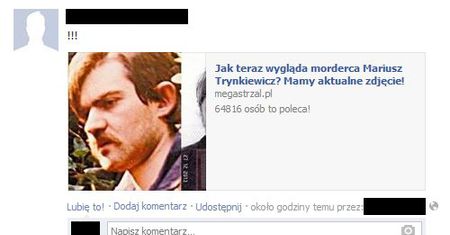 Wiesz jak wygląda Mariusz T.? Oszustwo na Facebooku