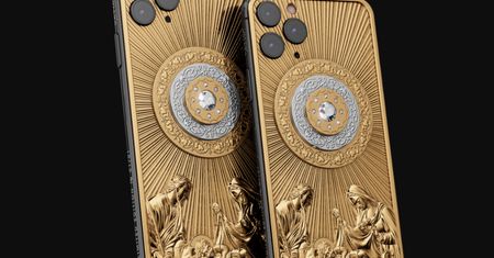 Złoty iPhone z diamentem i wizerunkiem Jezusa Chrystusa. Tak, Rosjanie naprawdę to zrobili