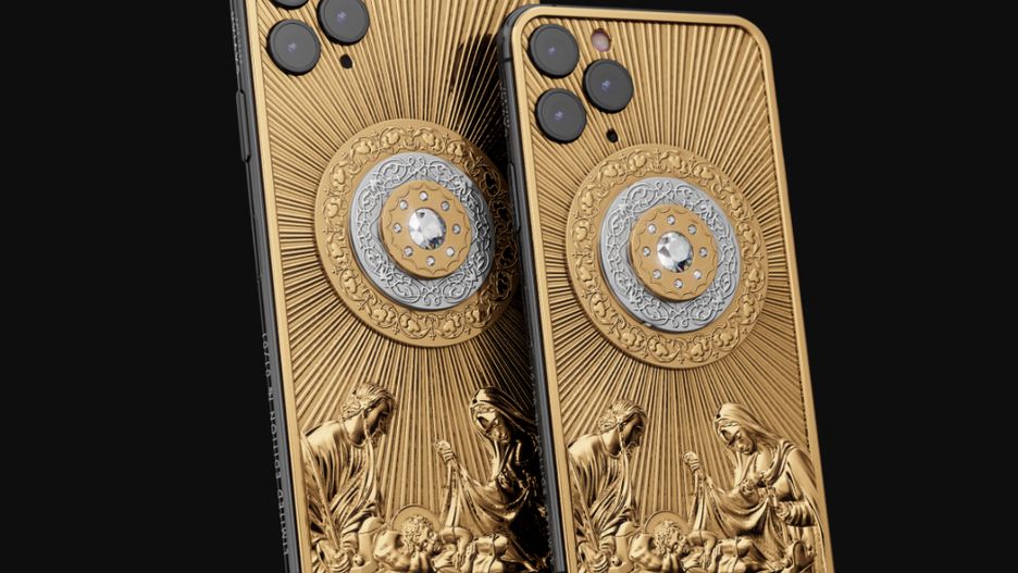 Złoty iPhone z wizerunkiem Jezusa
