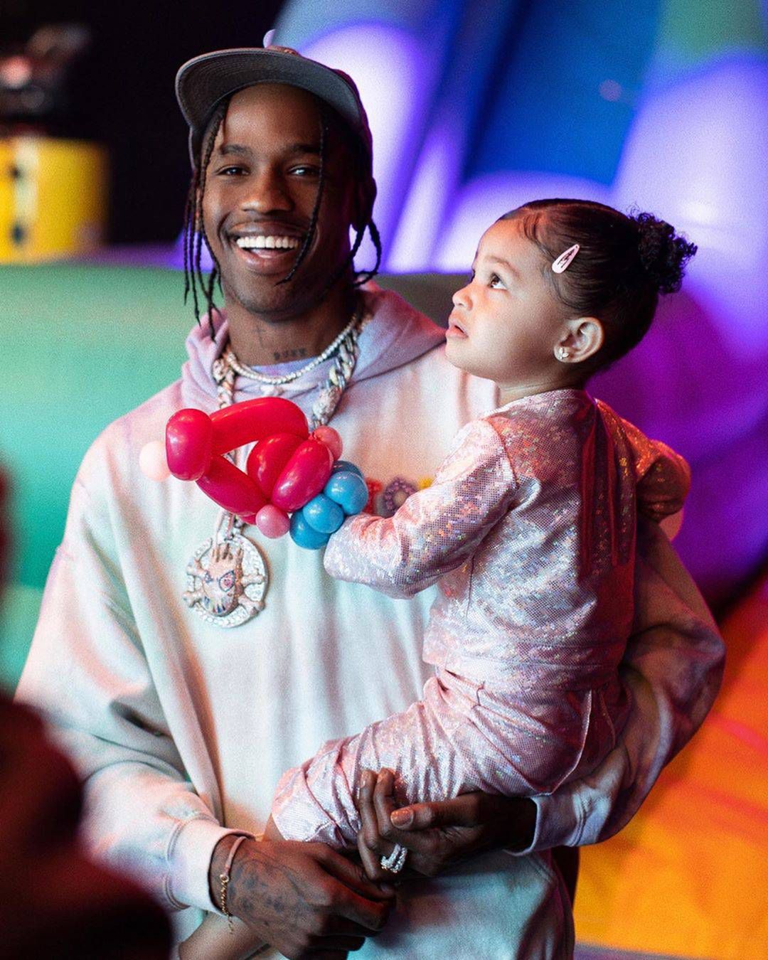 Travis Scott z córeczką Stormie