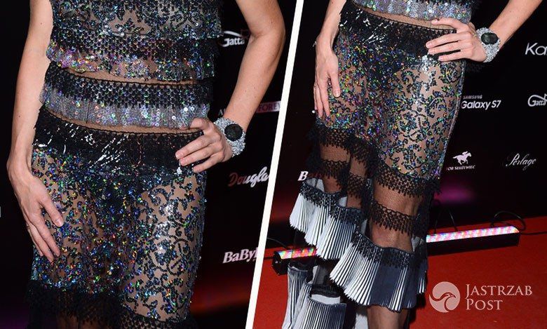 Dopiero co wzięła ślub, a już kusi ciałem w prześwitującej kreacji. Na imprezę Kazara  w ramach Flesz Fashion Night 2016 przyszła bez męża
