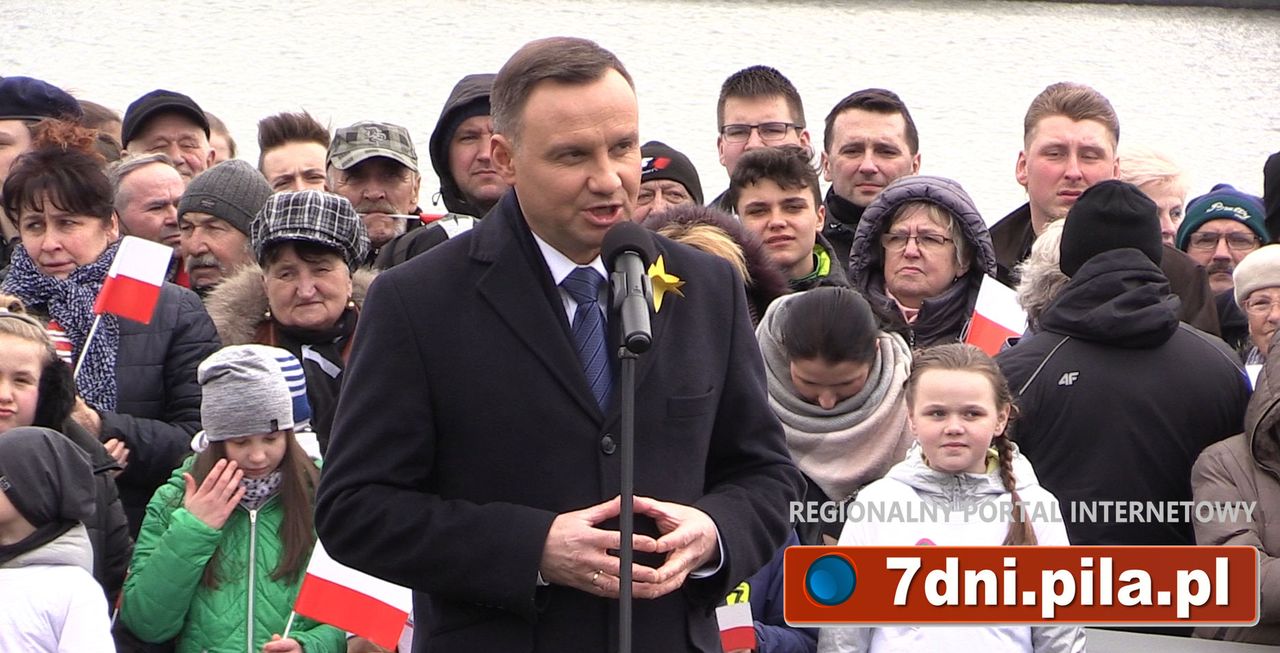 Prezydent Andrzej Duda w Wałczu