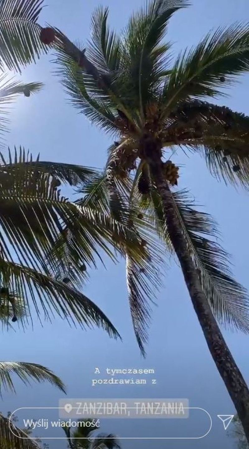 Julia Wieniawa na Zanzibarze