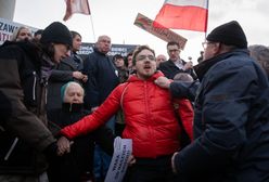 Protest przeciwko deklaracji LGBT+. Szarpanina pod sceną