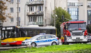 Wypadek na Rydzymińskiej w Warszawie. Są ranni