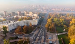 Warszawa. Smog w stolicy. Jakość powietrza w poniedziałek 3 lutego 2020 r.