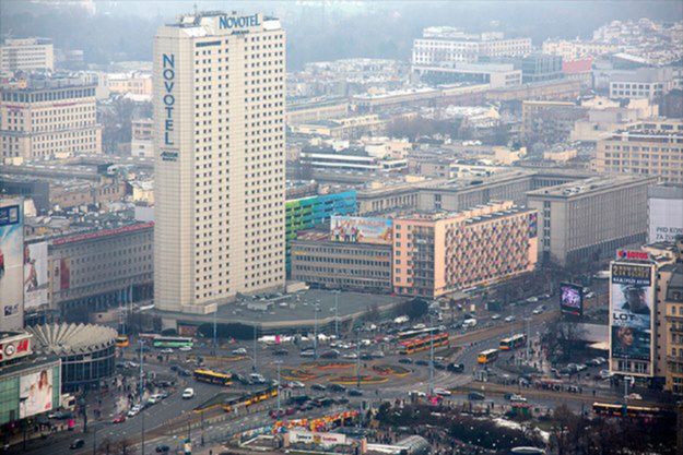 warszawa z góry
