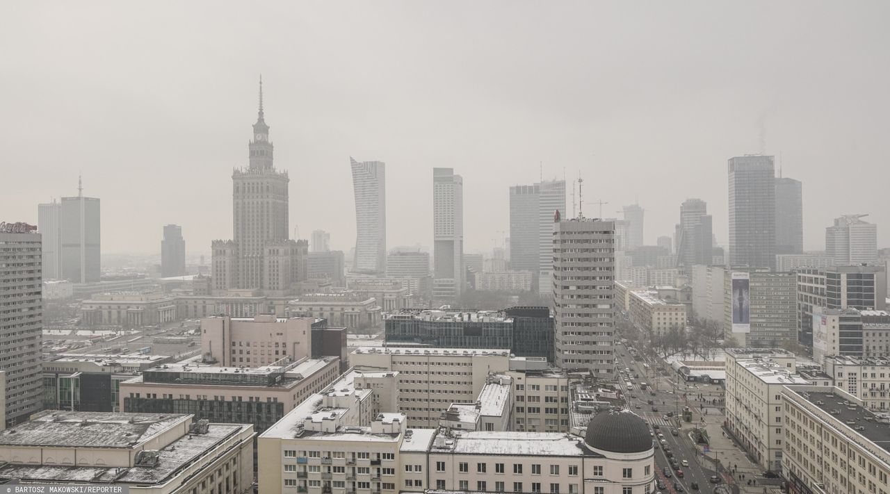 Smog w Warszawie. Jakość powietrza w stolicy w czwartek 7 listopada 2019