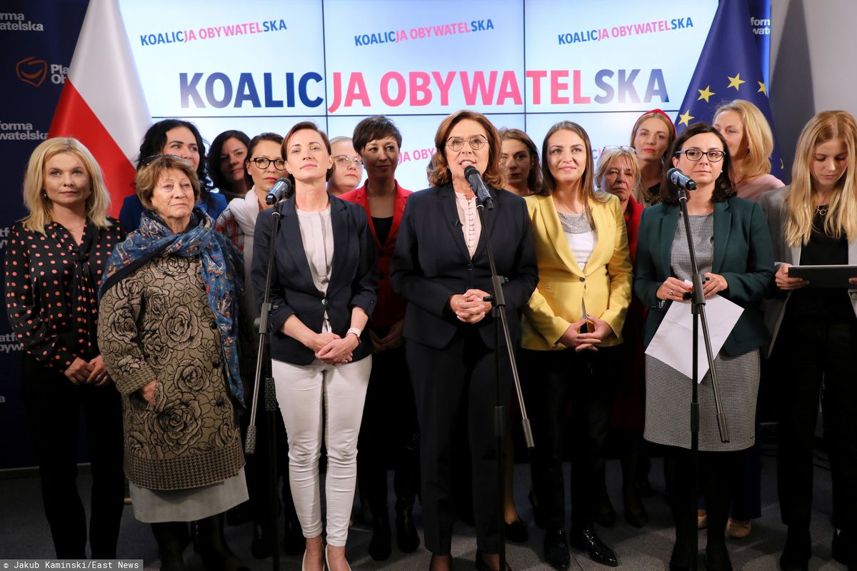 Wybory parlamentarne 2019. Konferencja kobiet z Koalicji Obywatelskiej, krytykowały polityków PiS