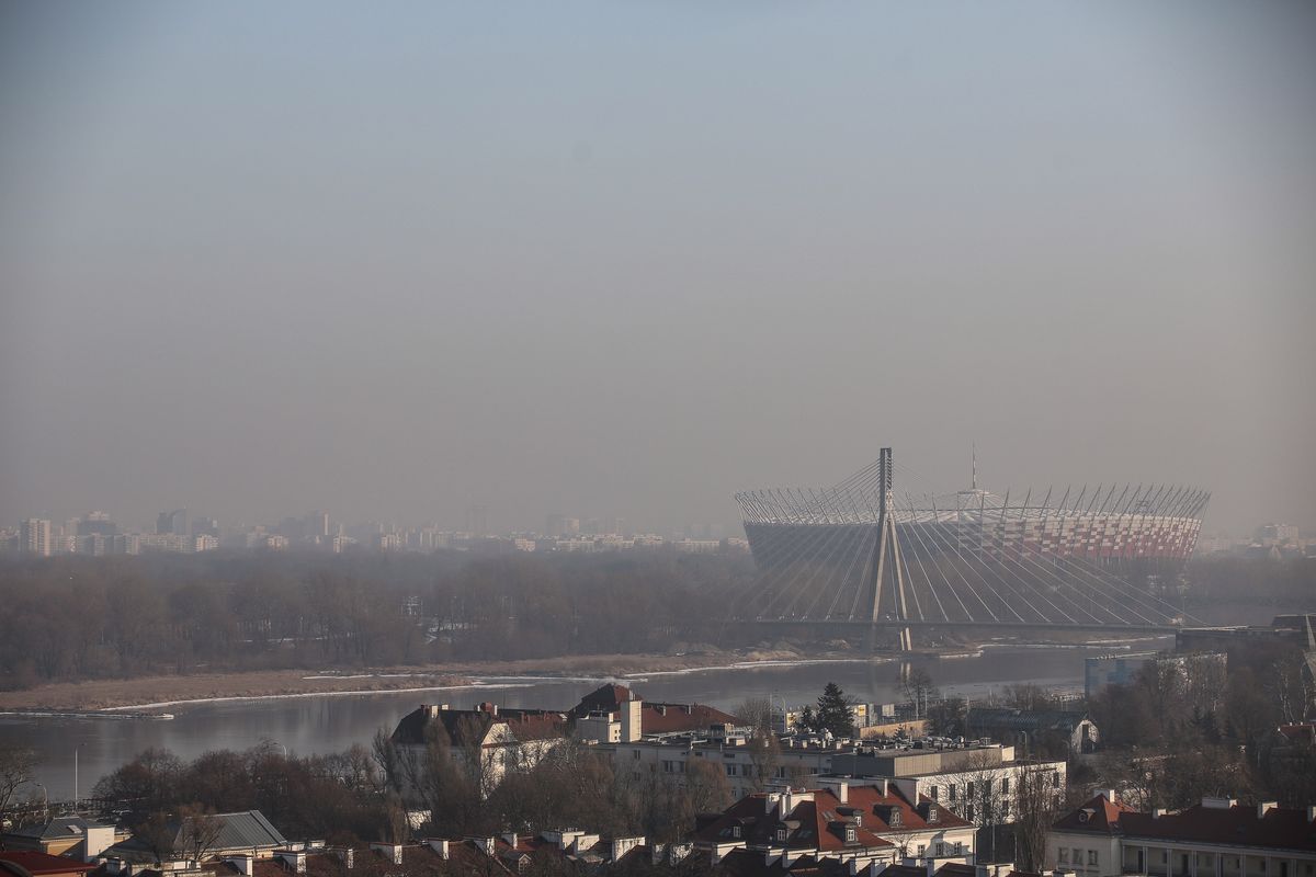 Smog Warszawa - 23 stycznia. Sprawdź jakość powietrza w stolicy