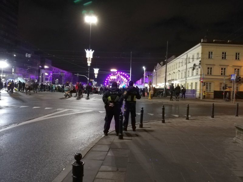 Sylwester w Warszawie bezpieczniejszy niż rok wcześniej