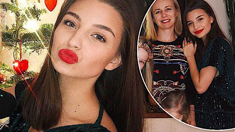 Julia Wieniawa Wigilia rodzina siostry stylizacja choinka