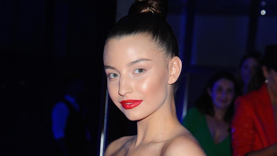 Julia Wieniawa na jednej z imprez branżowych