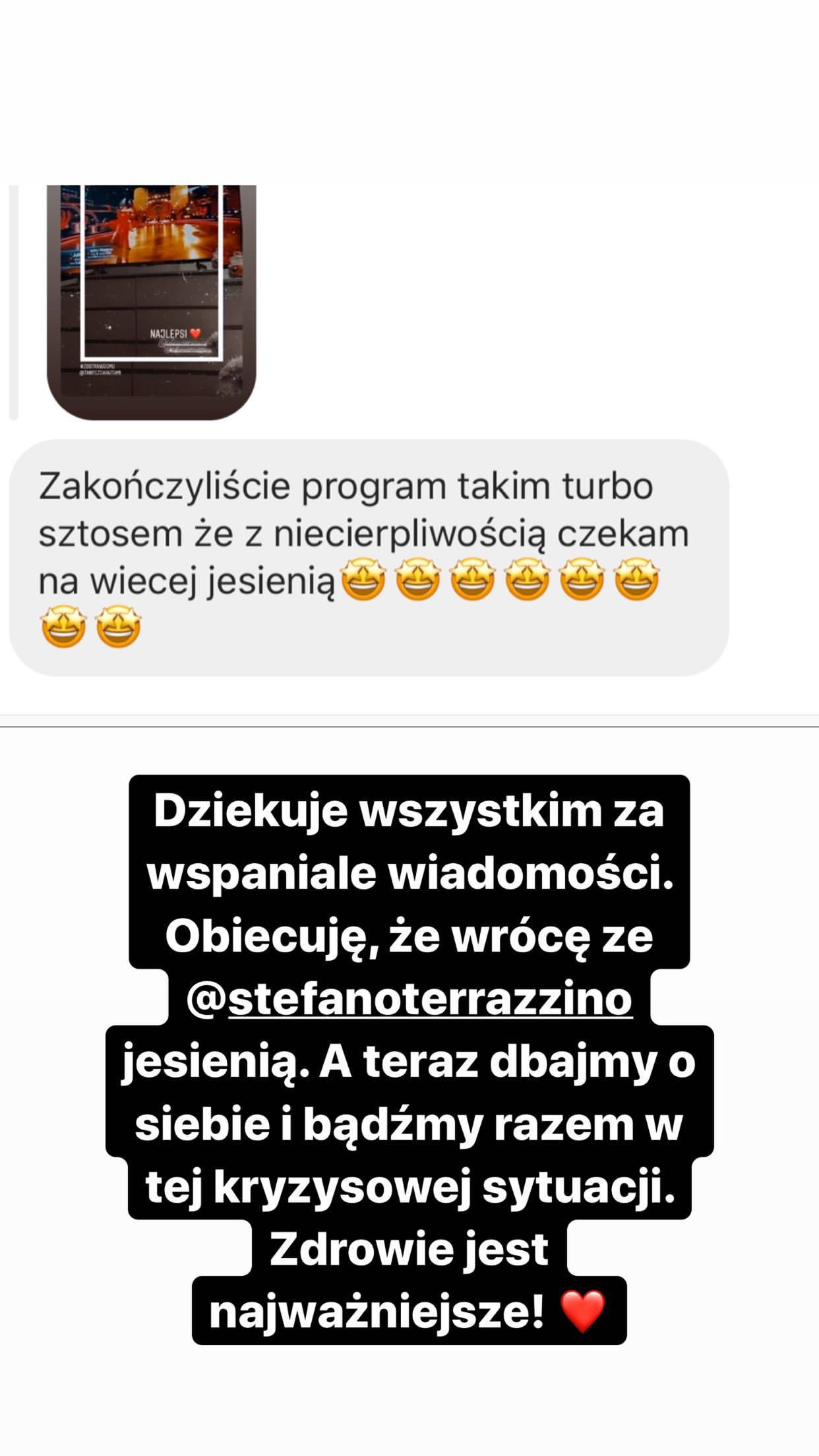 Julia Wieniawa komentuje przerwanie programu Taniec z gwiazdami 11