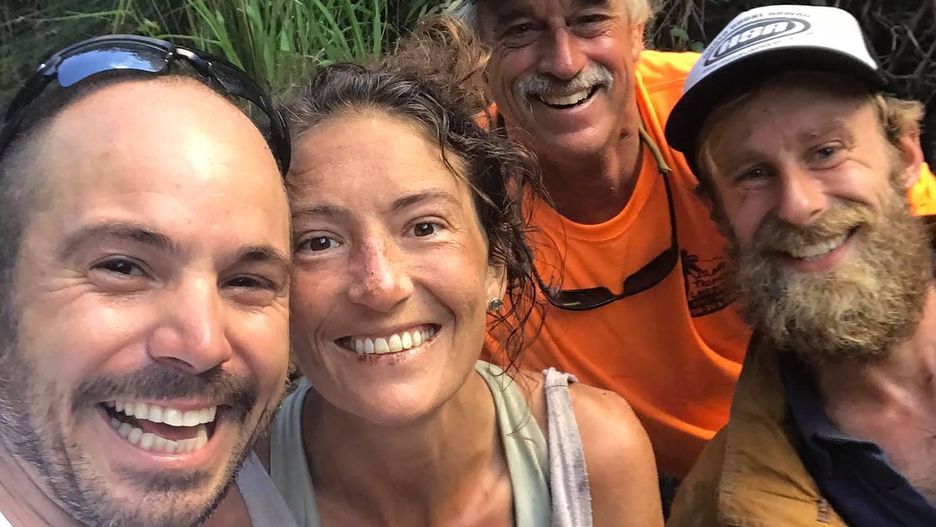 Amanda Eller tuż po odnalezieniu przez ratowników na Hawajach